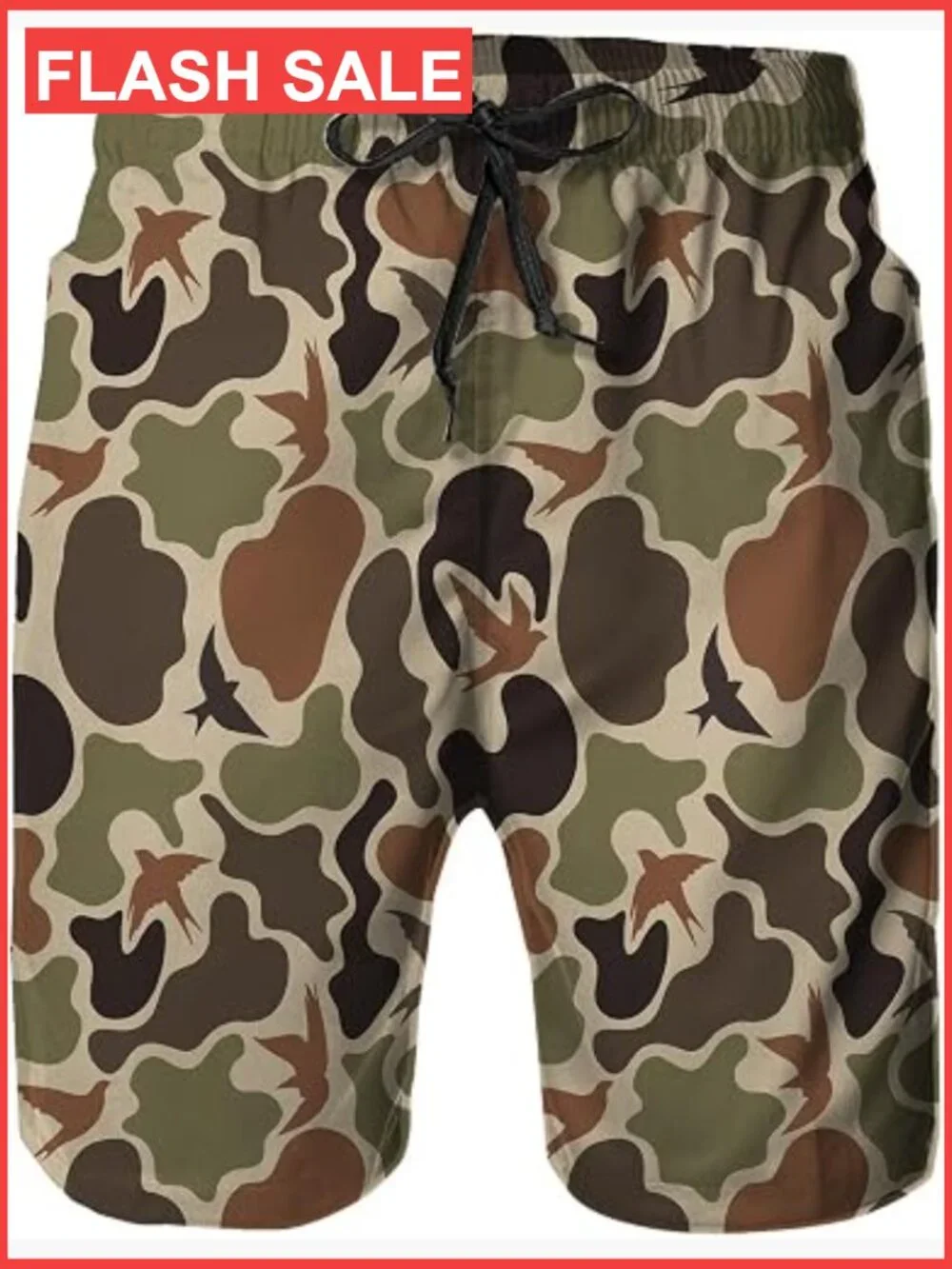Quick Dry Swim Trunks with Mesh Lining Board Shorts